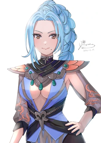 乌修拉的蓝色辫发