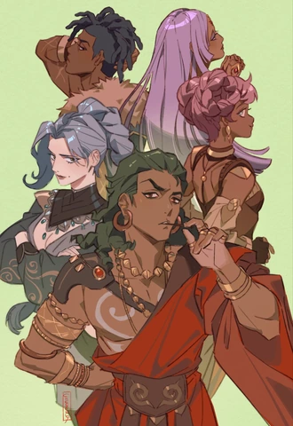 月之谎言全员合影